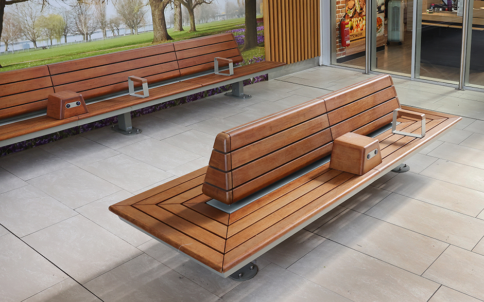 Calidum Redesign bench double-sided bamboo