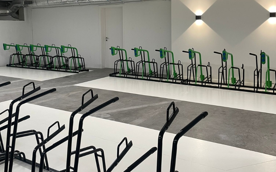 Fourchet+ bicycle rack single-sided