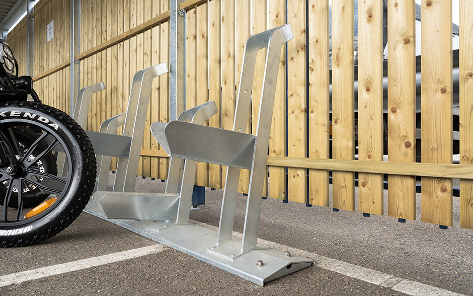 Kran single-sided parking system for fatbikes