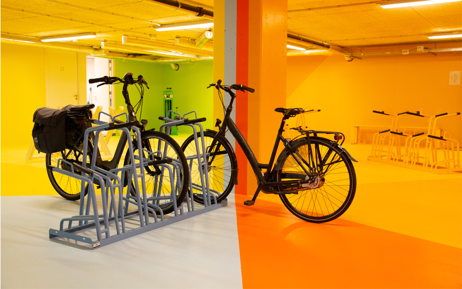 Fourchet+ bicycle rack double-sided
