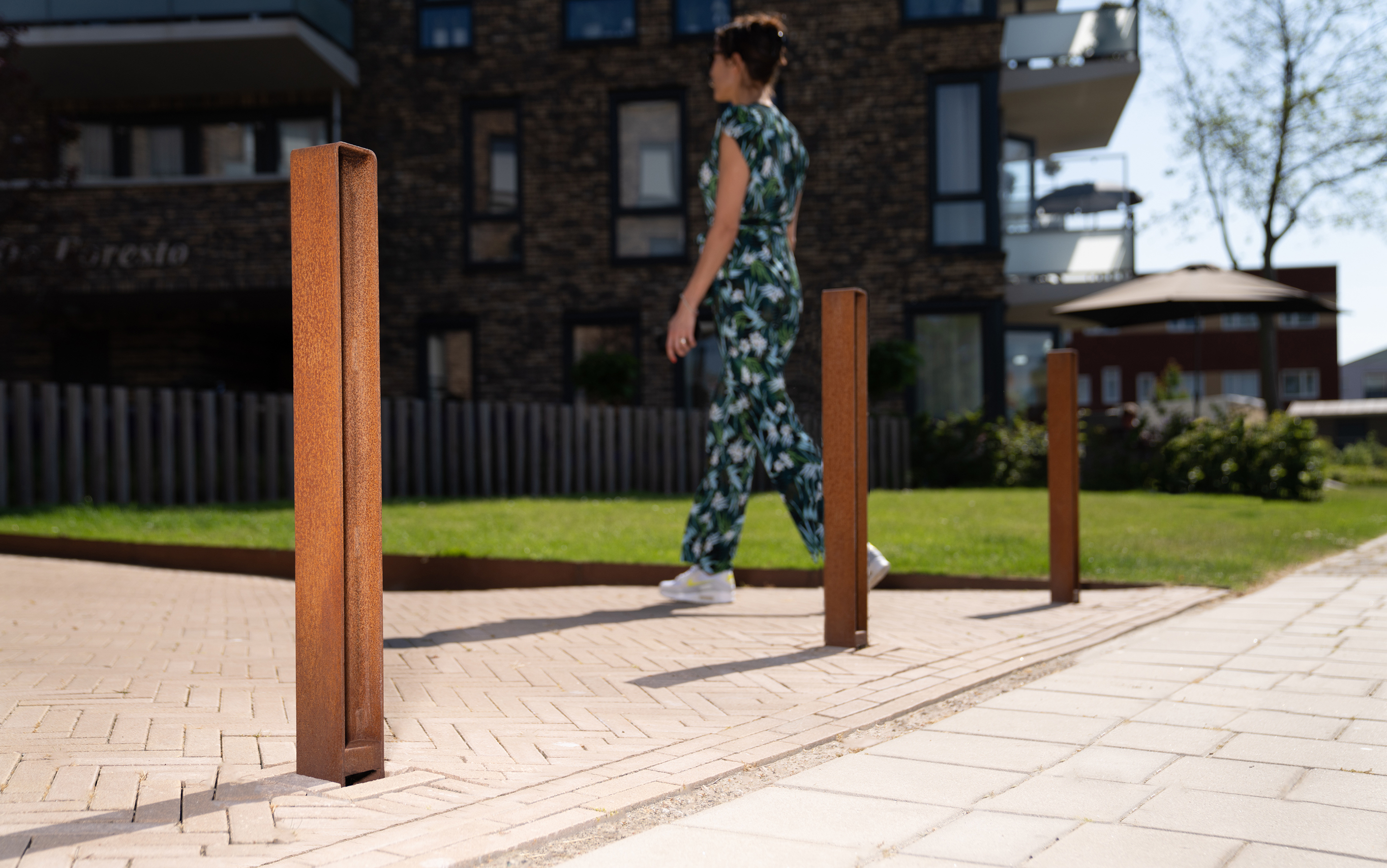 Bollards and traffic poles