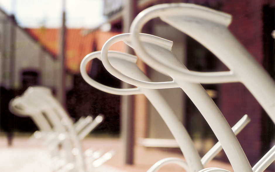 TuliP bicycle rack two-sided