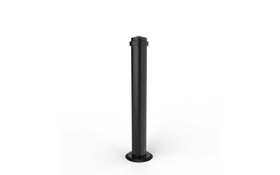 Traffic barrier pole steel