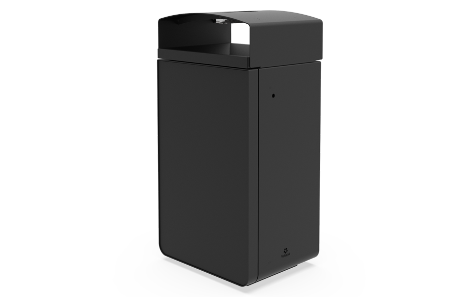 Reposa waste bin single steel