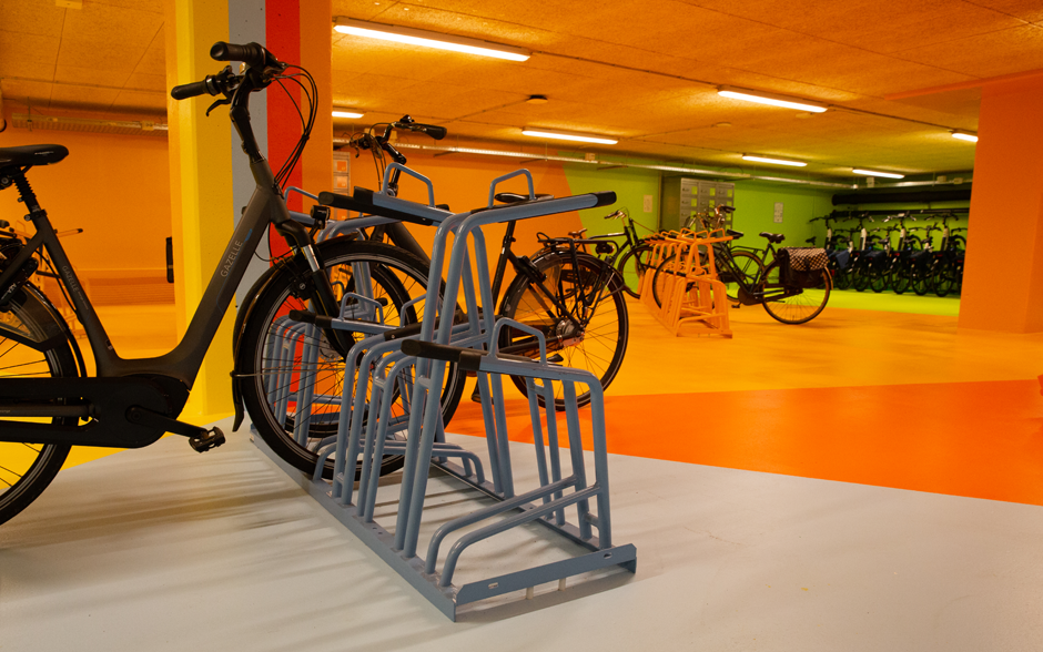 Fourchet+ bicycle rack double-sided
