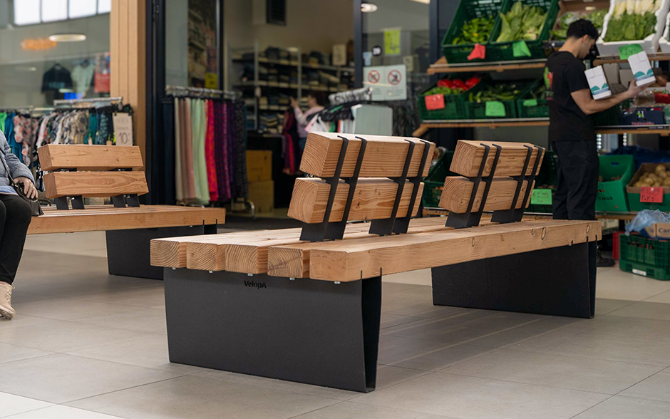 Robust Line bench single steel