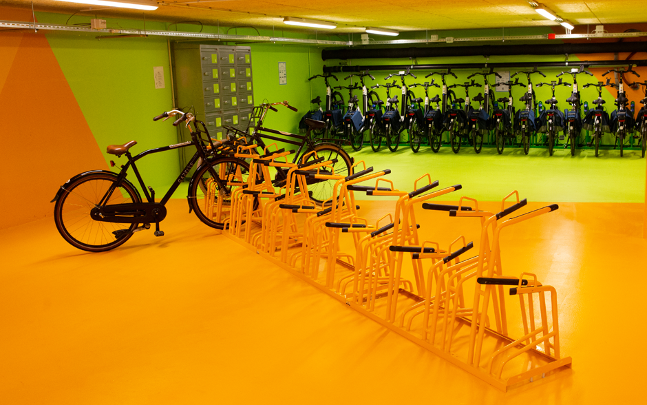 Fourchet+ bicycle rack double-sided