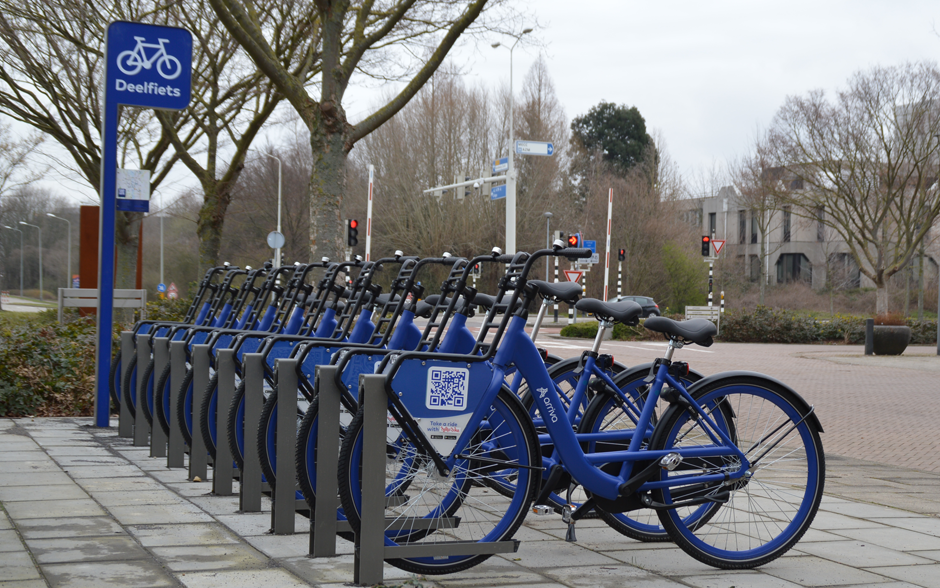 Construct steel bicycle rack