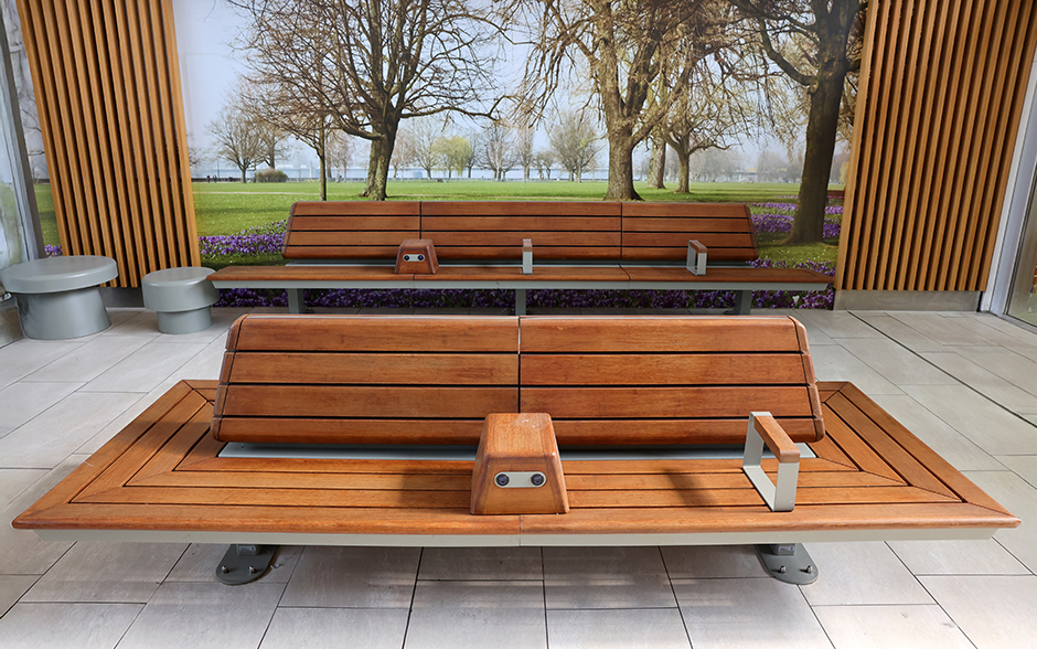 Calidum Redesign bench double-sided bamboo