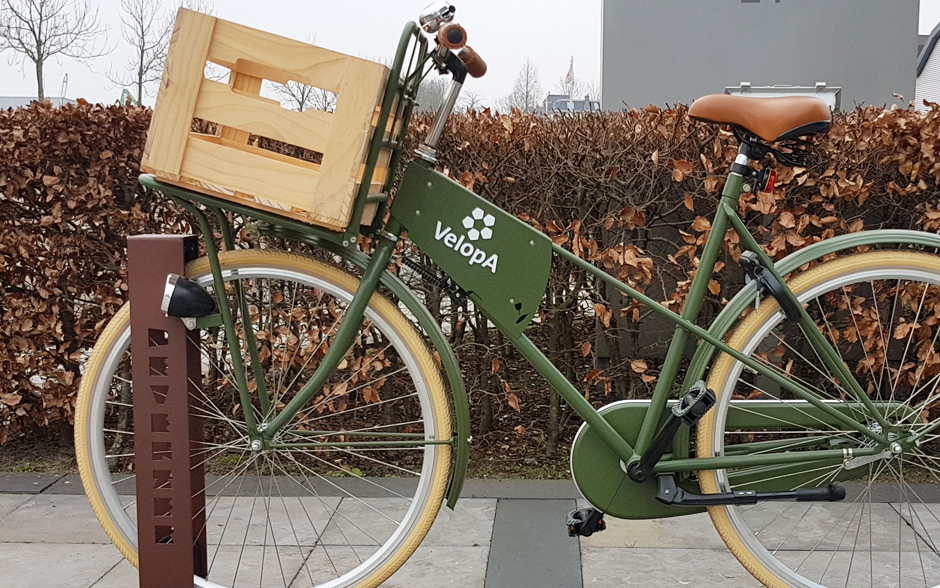 Construct steel bicycle rack